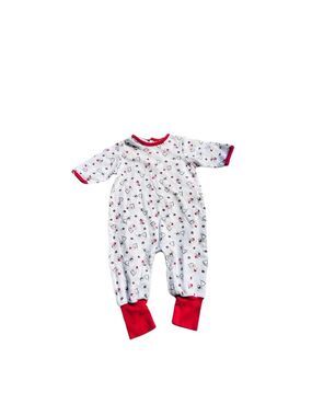 Small Steps Christmas Trees & Bears Pajamas Romper Sleepsuit Infant Baby 0-3M